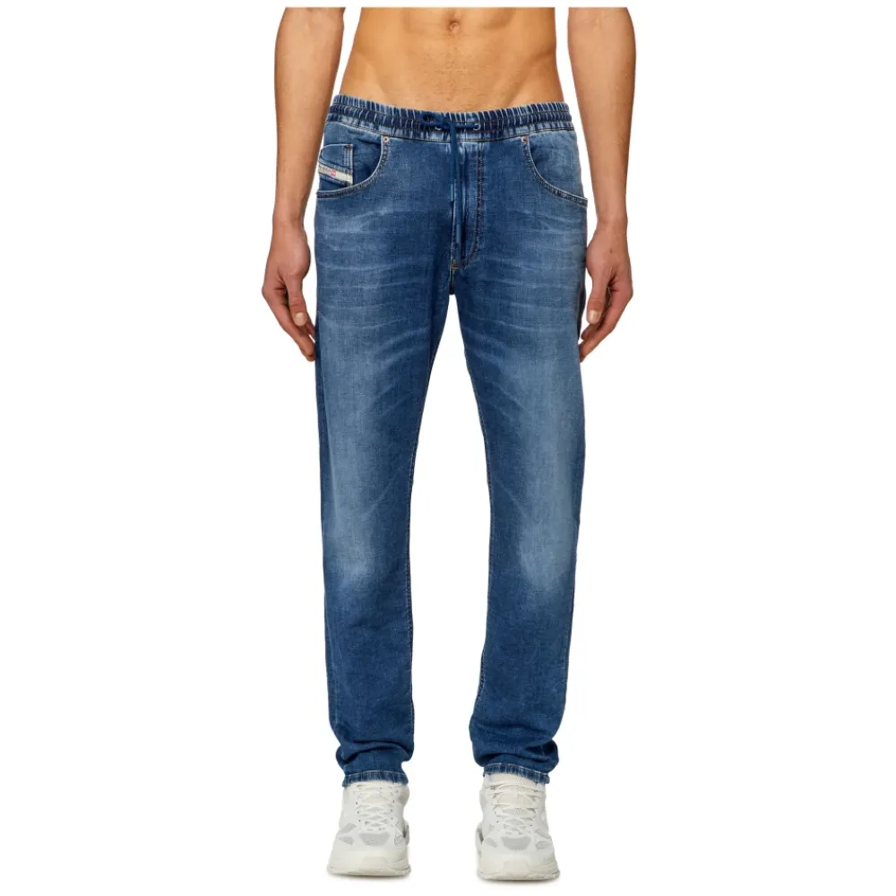 Jeans^Diesel 2030 D-Krooley Joggjeans Blå
