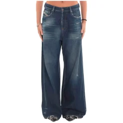 Jeans<Diesel 1996 D-Sire Wide Jeans Blå