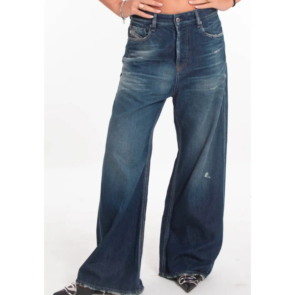 Jeans<Diesel 1996 D-Sire Wide Jeans Blå