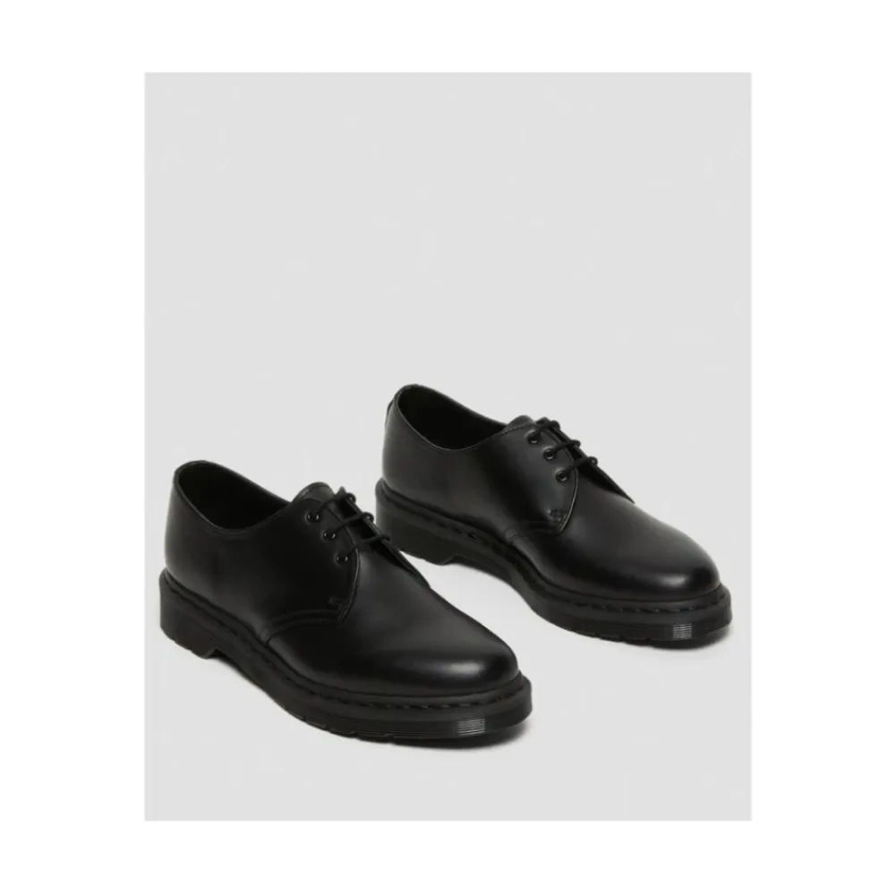 Snøresko^Dr. Martens 1461 Mono Smooth Sko Sort