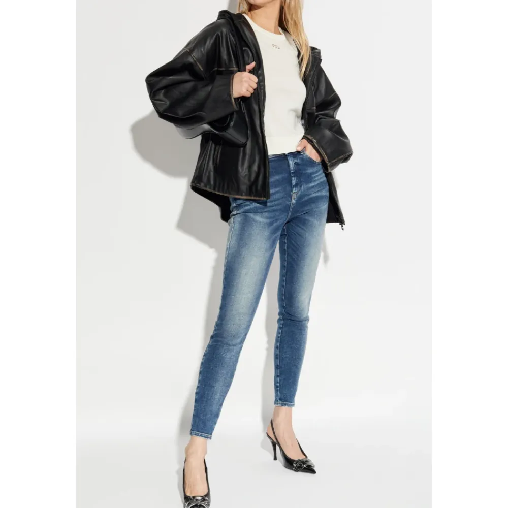 Jeans<Diesel 1984 Slandy High Jeans Blå