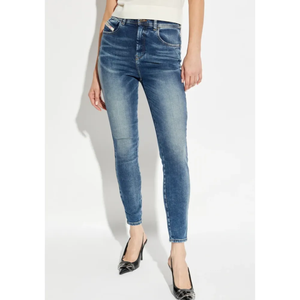 Jeans<Diesel 1984 Slandy High Jeans Blå