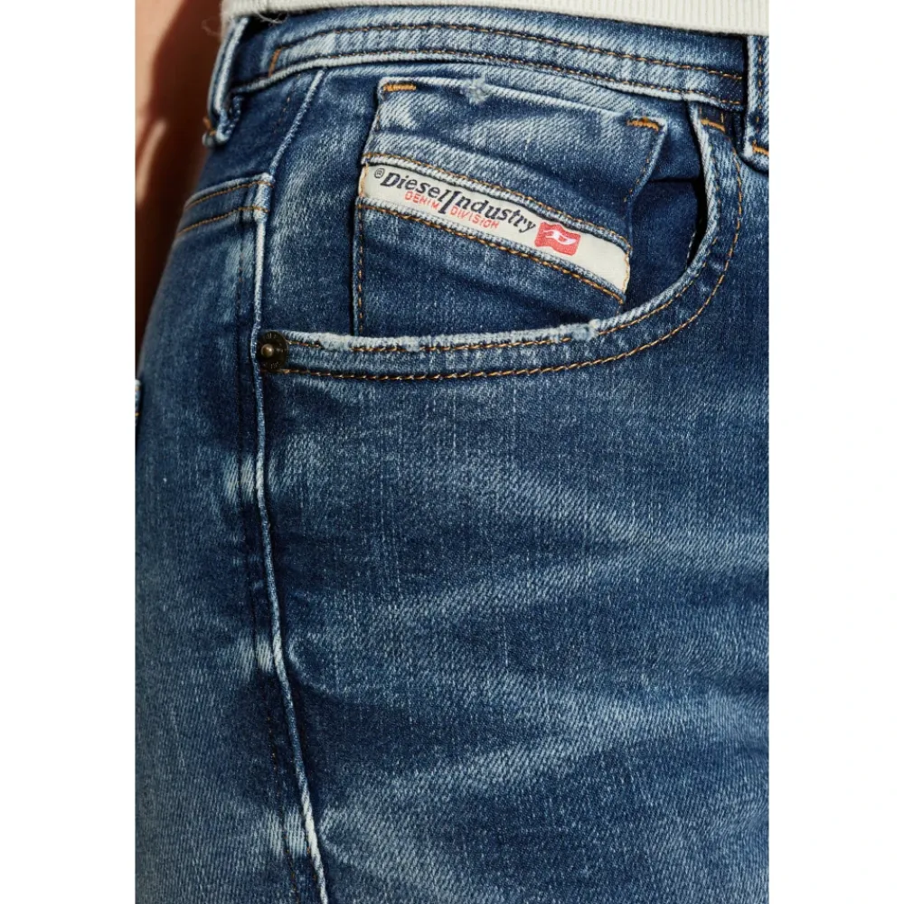 Jeans<Diesel 1984 Slandy High Jeans Blå