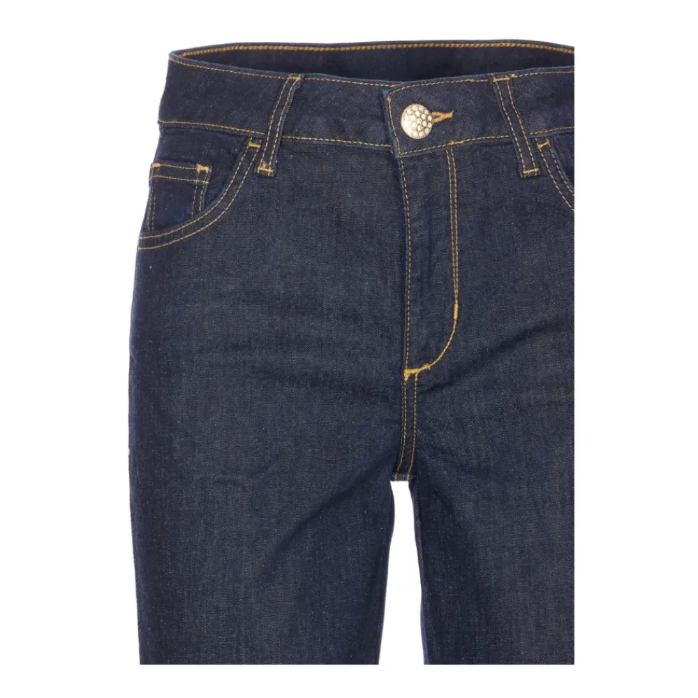Jeans<Liu Jo 41066 Straight Jeans Blå
