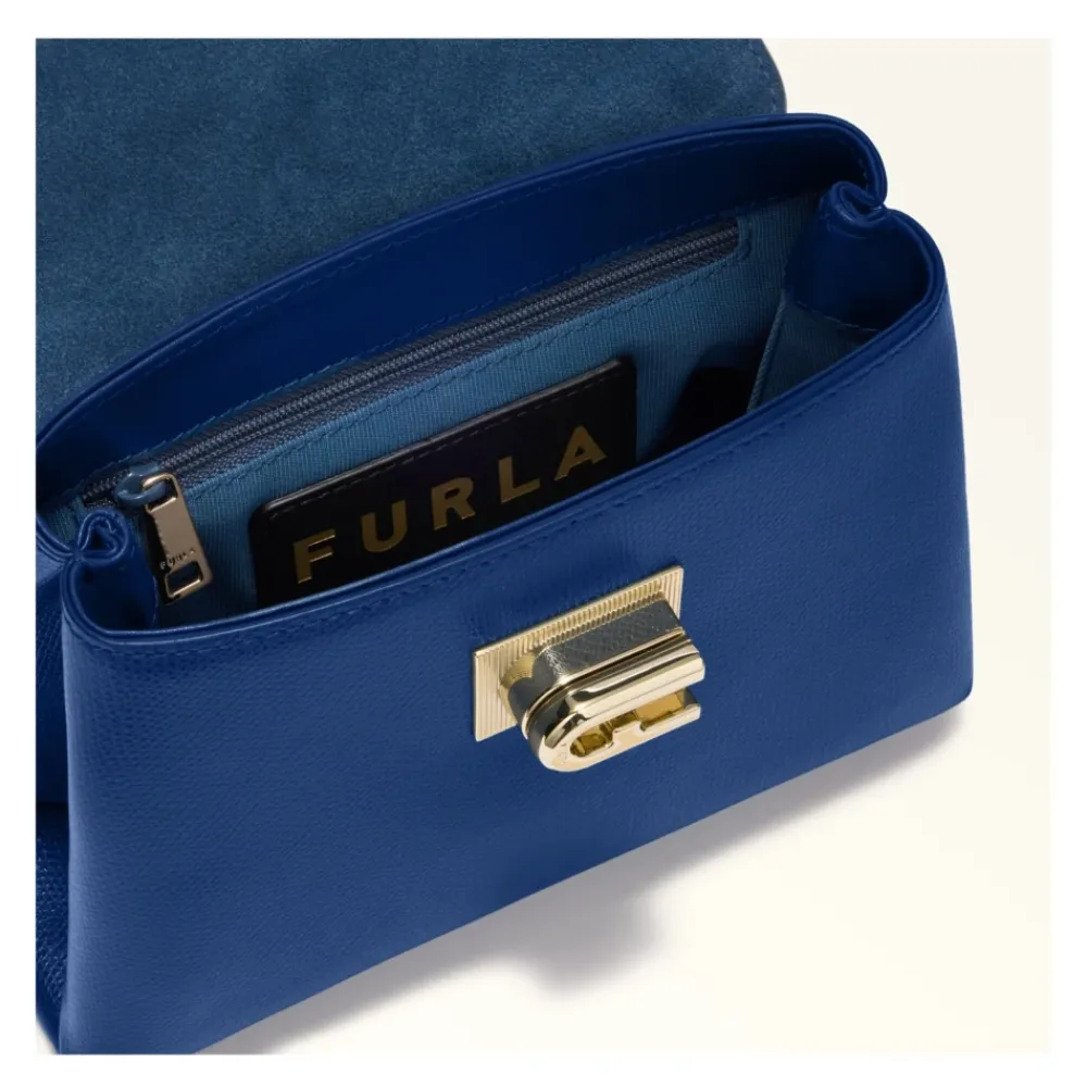 Bæltetasker^Furla 1927 Top Handle Mini Blå