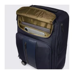 Kufferter^Piquadro 4 wheel cabin suitcase for laptop 15,6 Sort