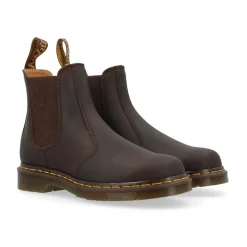 Chelsea Boots|Støvler^Dr. Martens 2976 YS Dark Brown Crazy Horse Chelsea Støvler Brun