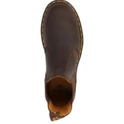 Chelsea Boots|Støvler^Dr. Martens 2976 YS Dark Brown Crazy Horse Chelsea Støvler Brun