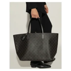 Indkøbstasker^By Malene Birger Abi shopper taske Sort