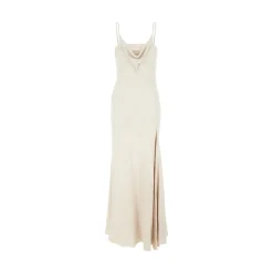 Kjoler<Isabel Marant Abiti Maxi Kjole Hvid