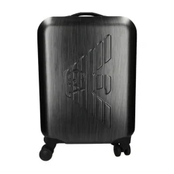 Kufferter<Emporio Armani ABS Carry-On Taske med Overdimensioneret Præget Ørn Grå