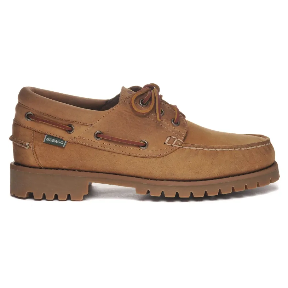 Sejlersko^Sebago Acadia - Læder Moccasin Brun
