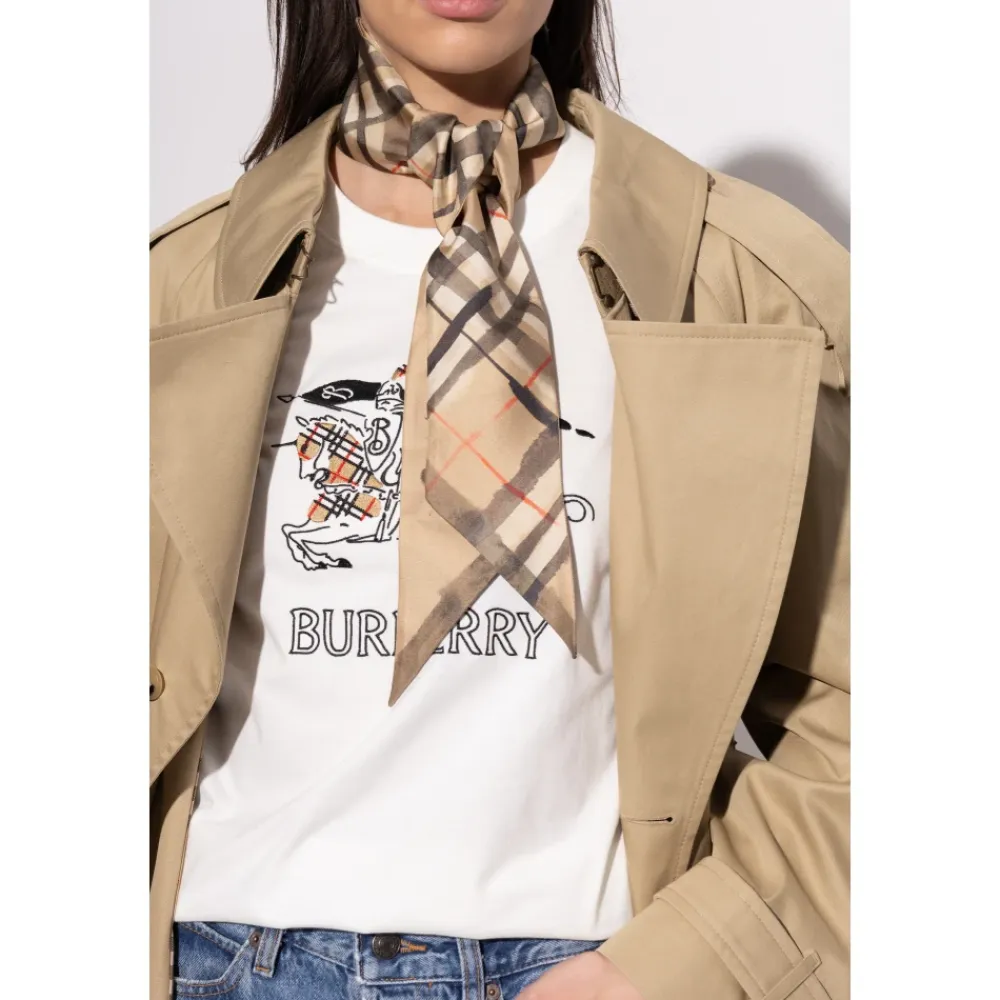 Halstørklæder Og Tørklæder^Burberry Accessories Beige