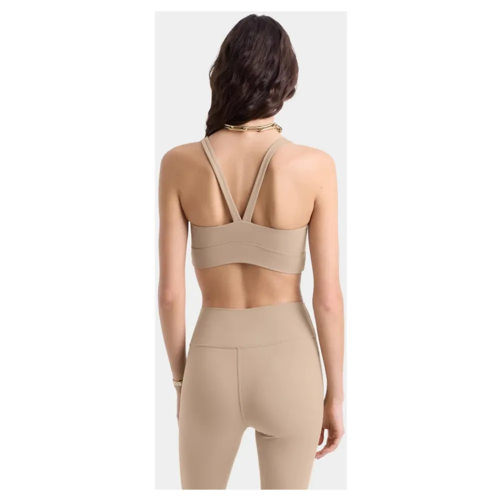 T-Shirts & Toppe<Sporty & Rich Active Bra Beige