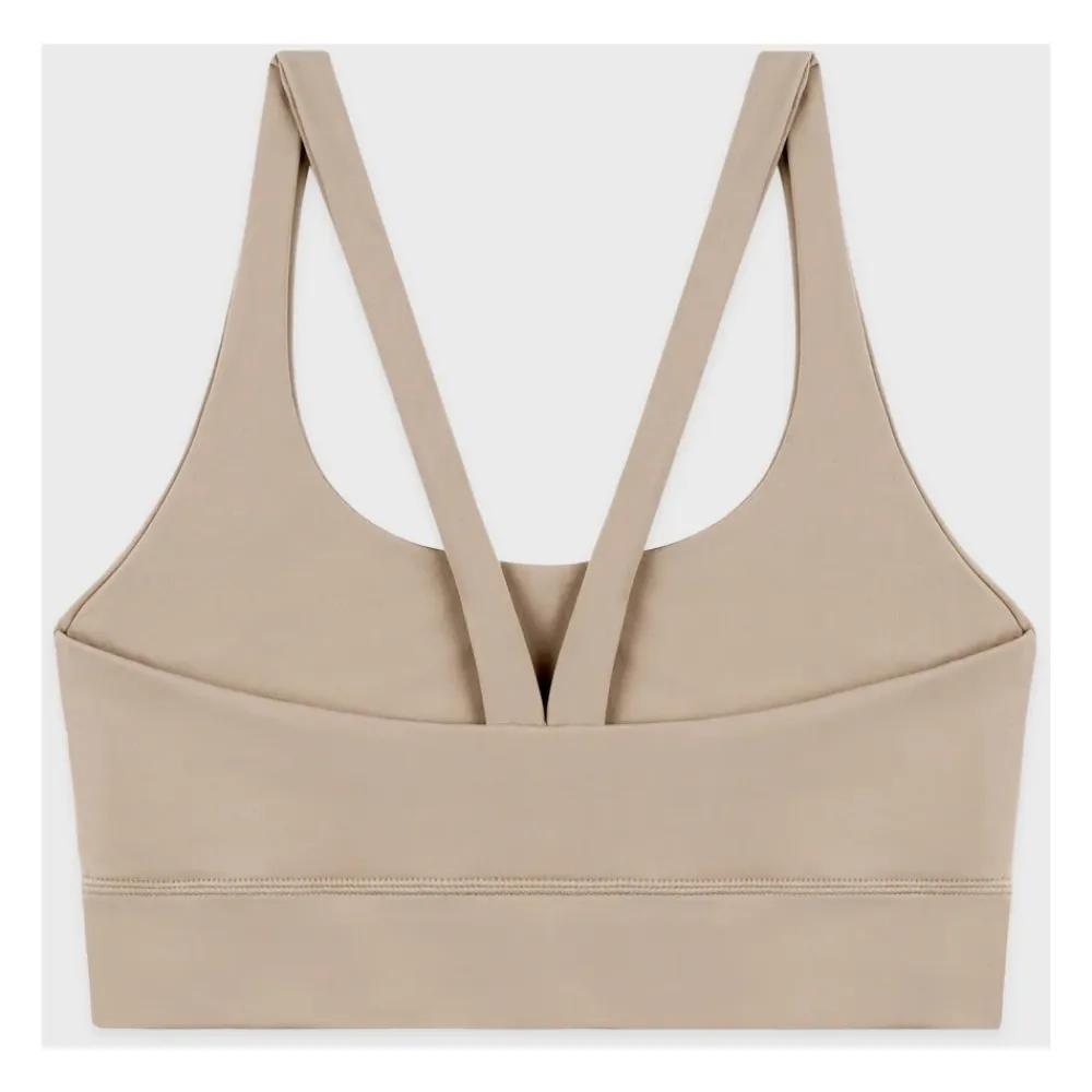 T-Shirts & Toppe<Sporty & Rich Active Bra Beige