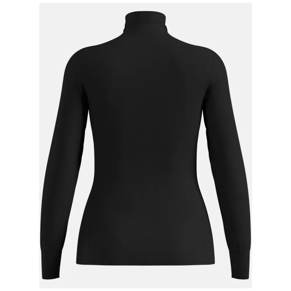 T-Shirts & Toppe|Træningstrøjer^Odlo Active Warm BL Top Turtle Neck L/S Half Zip Sort