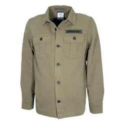 Skjorter<Aeronautica Militare AC0036UCT04233 Twill Shirt Jacket Grøn