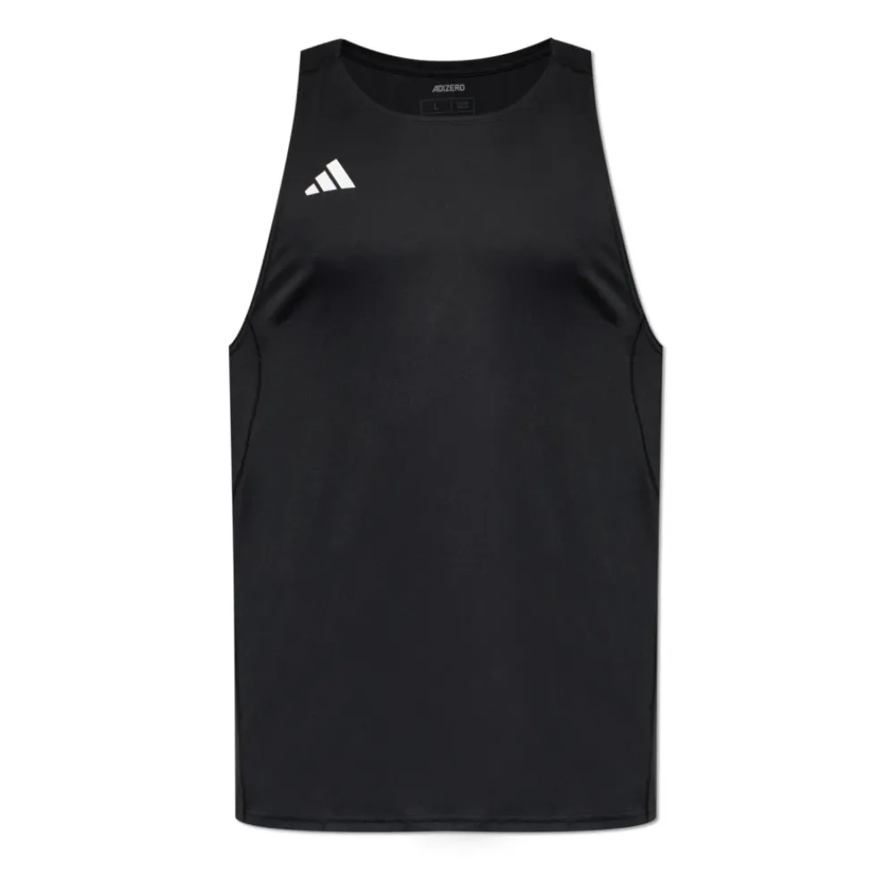 T-Shirts & Toppe^Adidas Adizero Essentials Løbeundertrøje Sort
