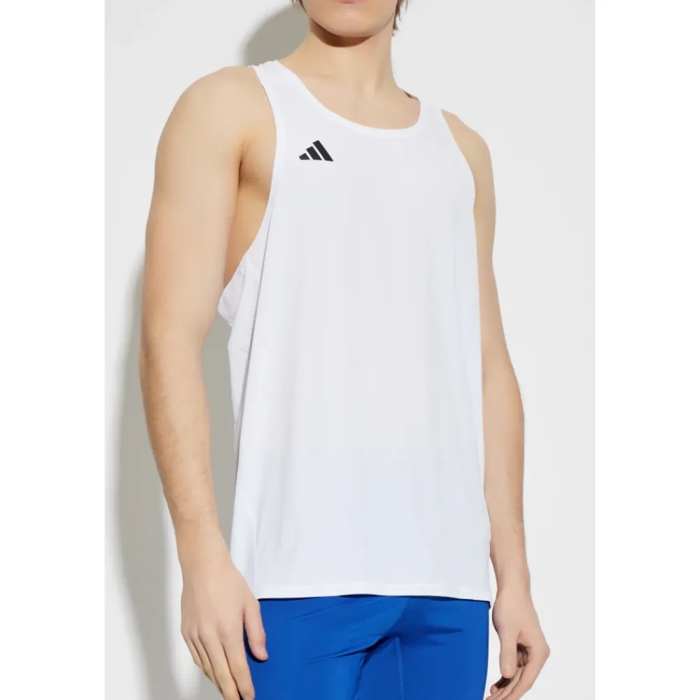 T-Shirts & Toppe<Adidas Adizero Essentials Løbeundertrøje Hvid