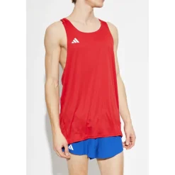 T-Shirts & Toppe^Adidas Adizero Running Singlet Rød