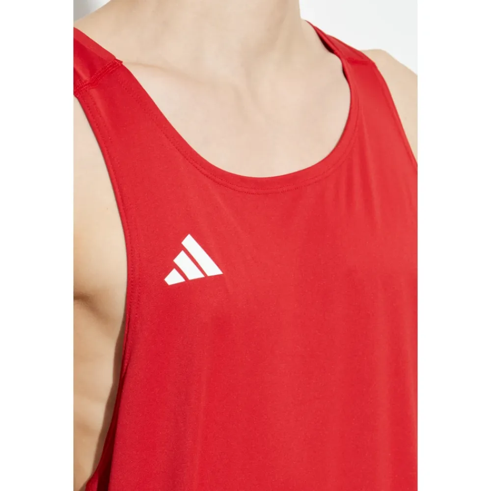 T-Shirts & Toppe^Adidas Adizero Running Singlet Rød