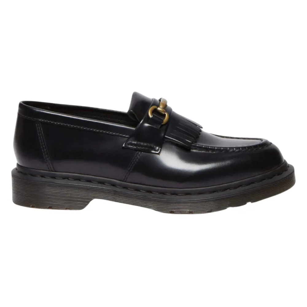 Loafers<Dr. Martens Adrian Snaffle Glat Loafer Sort