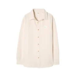 Skjorter<American Vintage Afaz Oversized Skjorte Beige