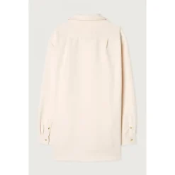 Skjorter<American Vintage Afaz Oversized Skjorte Beige