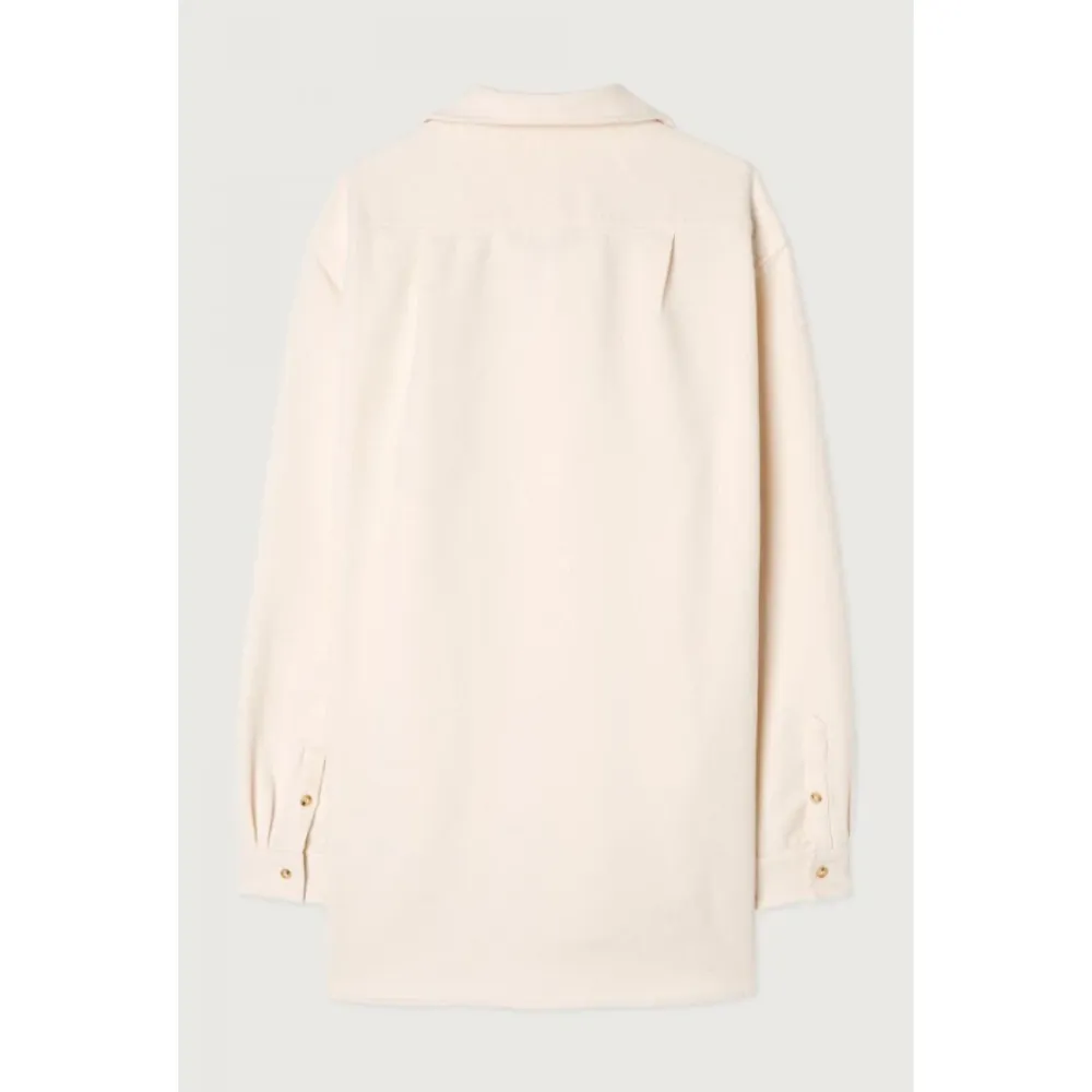 Skjorter<American Vintage Afaz Oversized Skjorte Beige