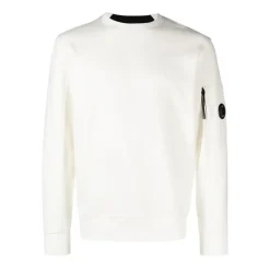 Trøjer|Sweatshirts<C.P. Company Afslappede hættetrøjer i off-white Hvid