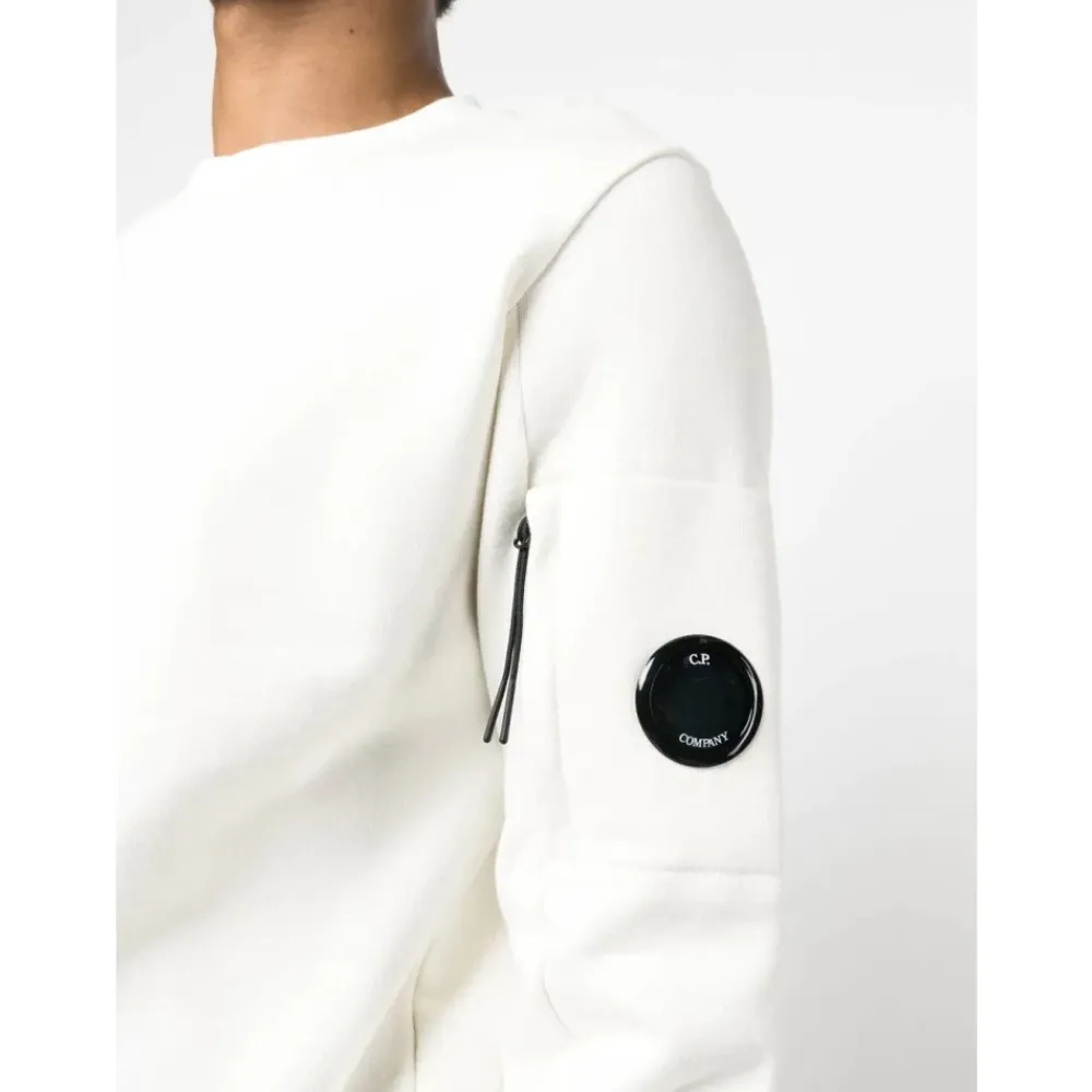 Trøjer|Sweatshirts<C.P. Company Afslappede hættetrøjer i off-white Hvid