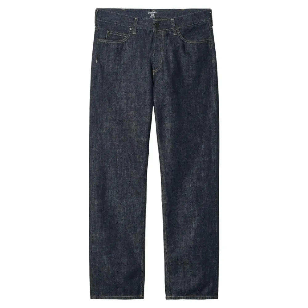 Jeans<Carhartt Wip Afslappet lige pasform denim bukser Blå