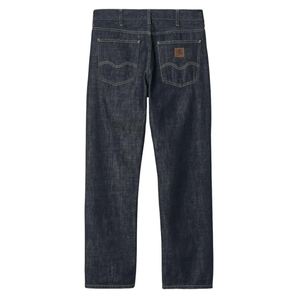 Jeans<Carhartt Wip Afslappet lige pasform denim bukser Blå