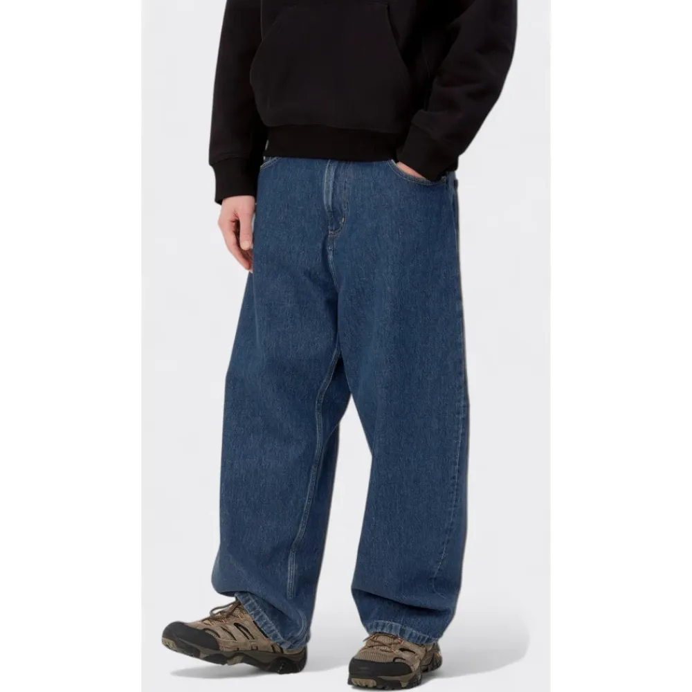 Jeans<Carhartt Wip Afslappet pasform denim bukser Brandon Blå