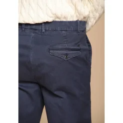 Bukser<Mason's Afslappet pasform marine chino bukser Blå