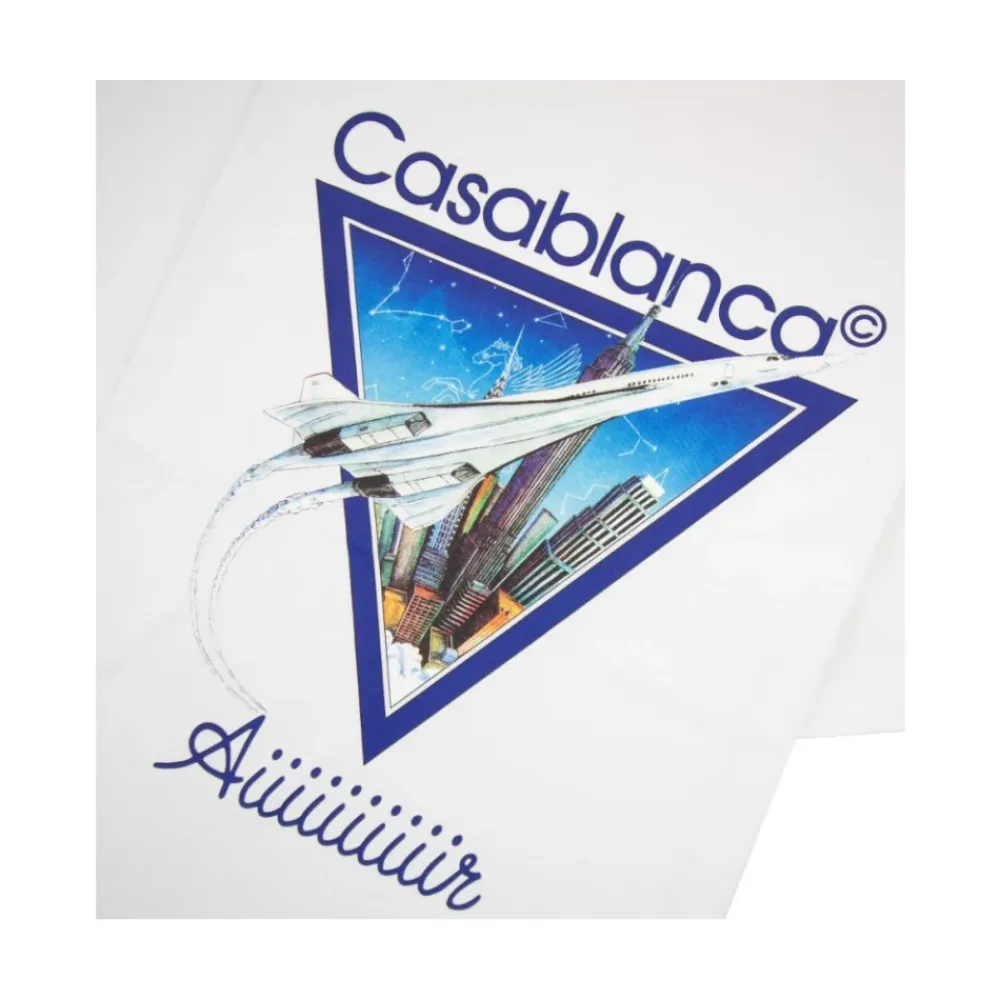 T-Shirts^Casablanca Air Logo T-Shirt Hvid