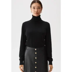 Striktrøjer & Sweatere<Busnel Alice Rollerneck Sweater Sort