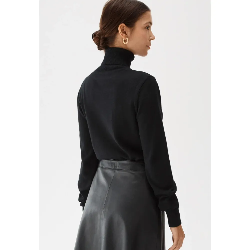 Striktrøjer & Sweatere<Busnel Alice Rollerneck Sweater Sort