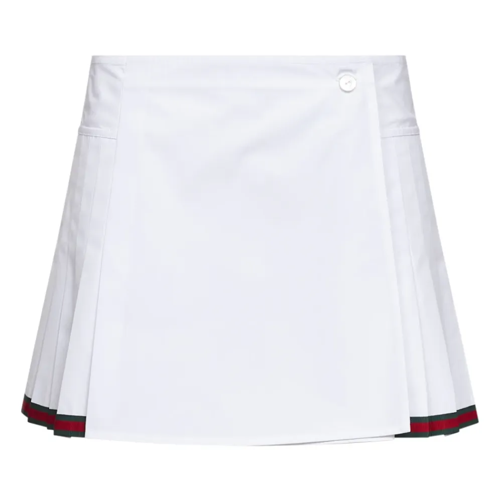 Nederdele<Gucci A-line Mini Nederdel Hvid