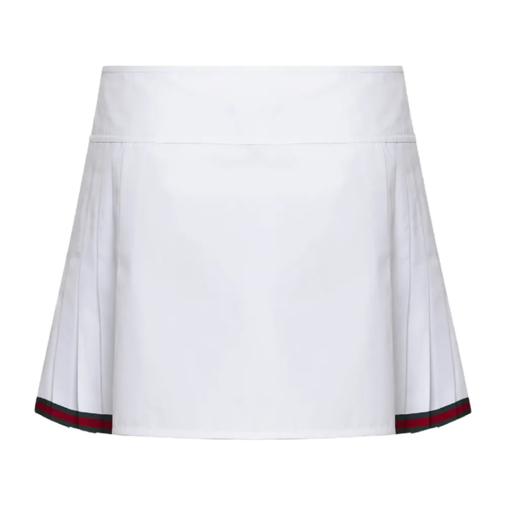 Nederdele<Gucci A-line Mini Nederdel Hvid