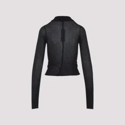 Bluser & Skjorter^Rick Owens Allanah Long Sleeve Top Sort