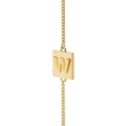 Smykker<CELINE Alphabet W Bracelet Gul