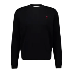 Strik^Ami Paris Ami de Coeur Crewneck Sweater Sort