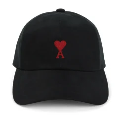 Huer, Kasketter & Hatte<Ami Paris Ami De Coeur Embroidery Cap Sort