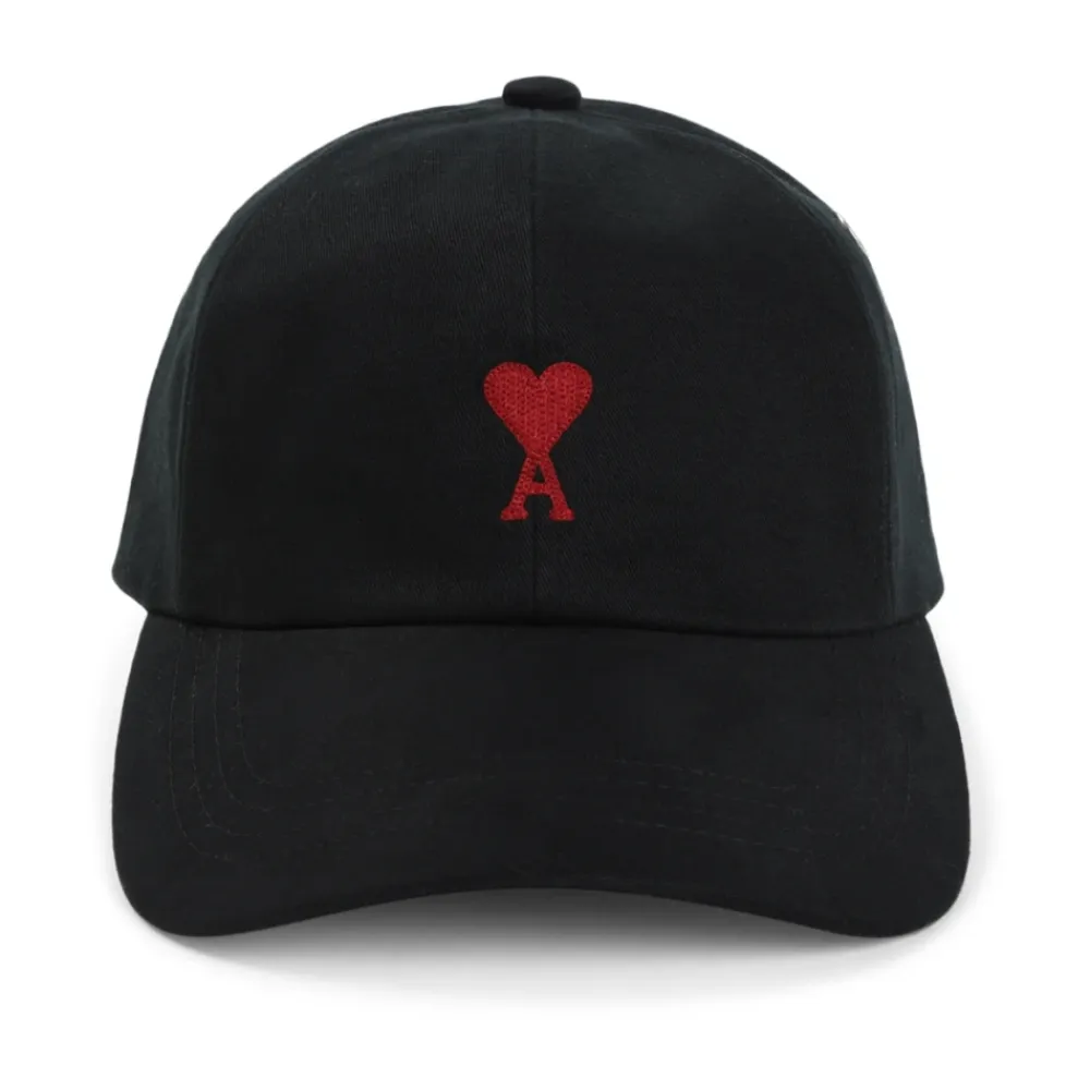 Huer, Kasketter & Hatte<Ami Paris Ami De Coeur Embroidery Cap Sort