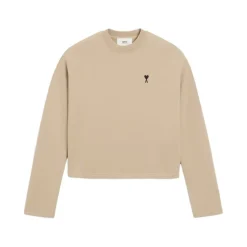 Sweatshirts^Ami Paris Ami de Coeur Sweatshirt Beige