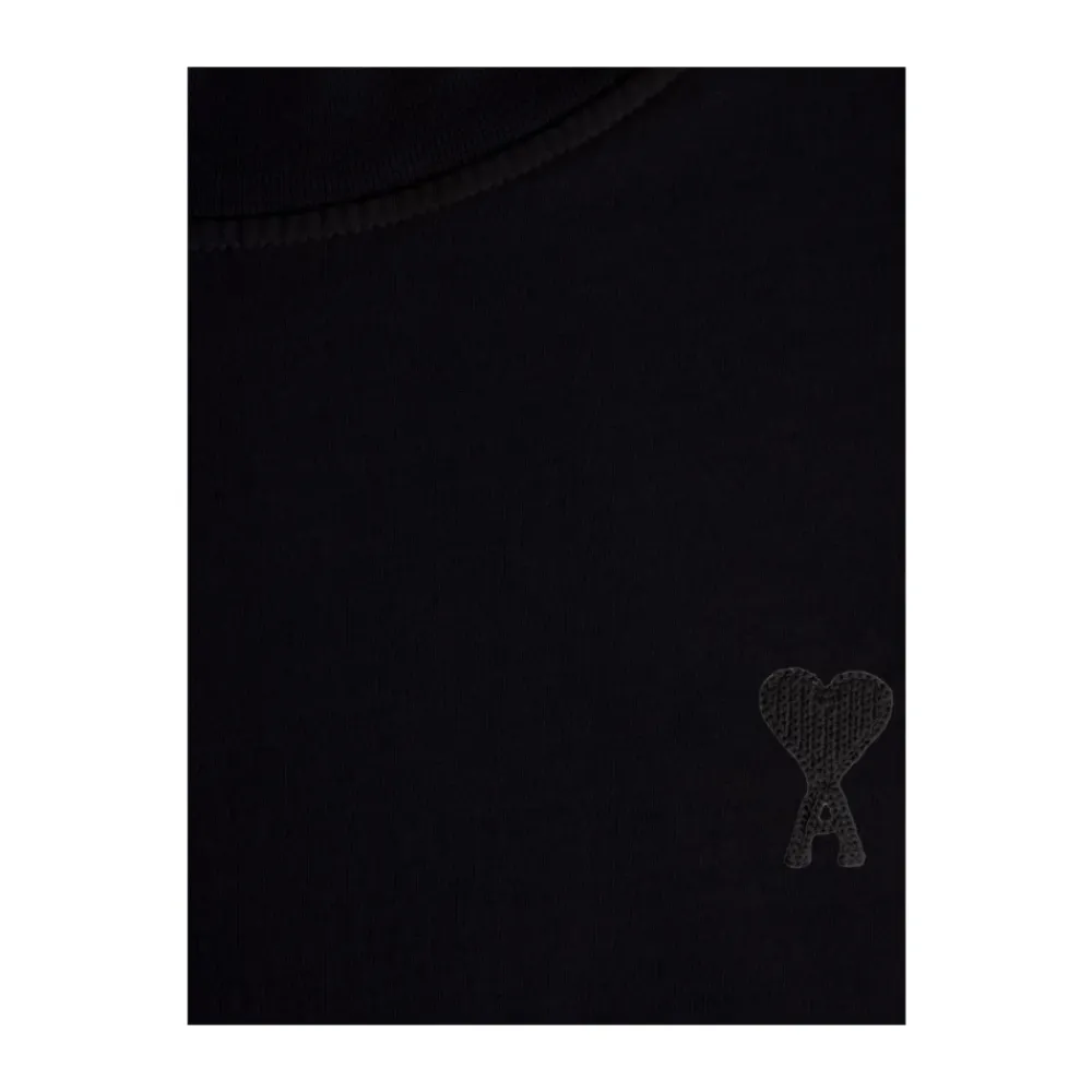 T-Shirts<Ami Paris Ami De Coeur T-Shirt Sort