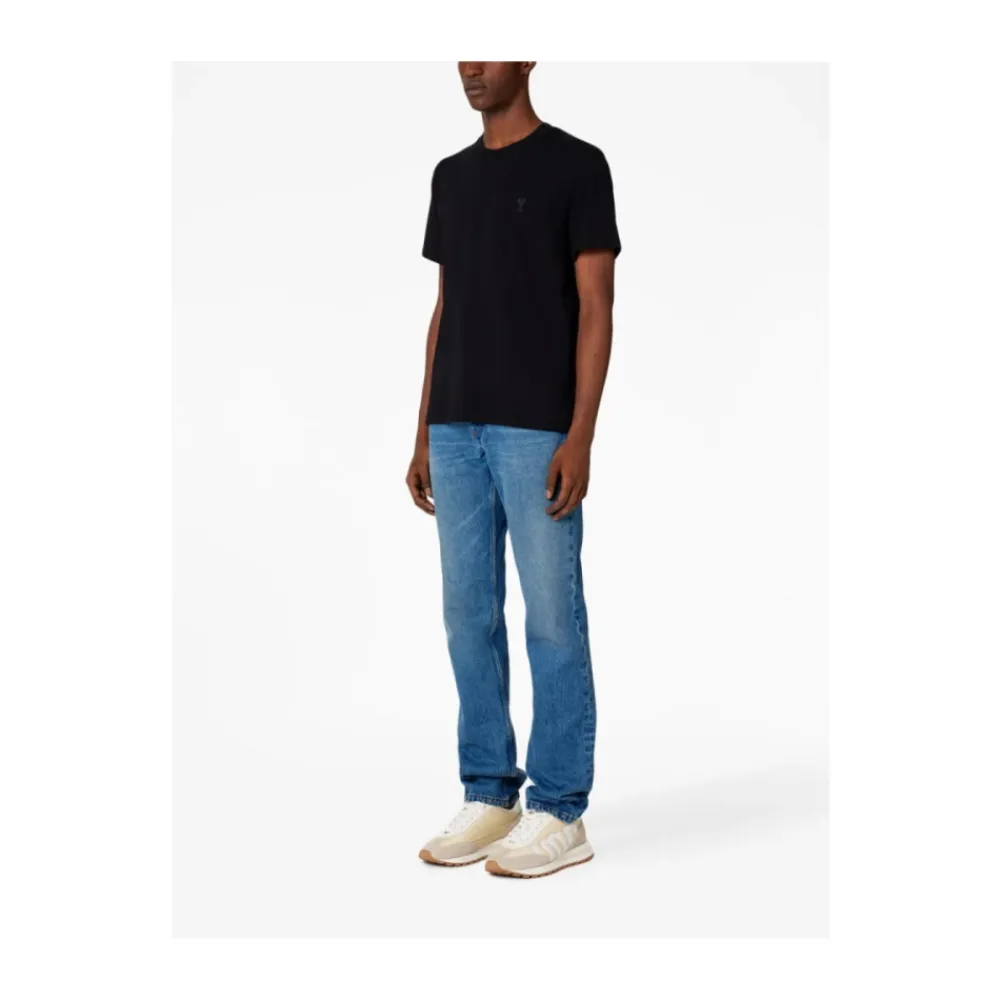 T-Shirts<Ami Paris Ami De Coeur T-Shirt Sort