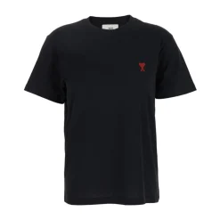T-Shirts<Ami Paris Ami De Coeur T-shirt Sort