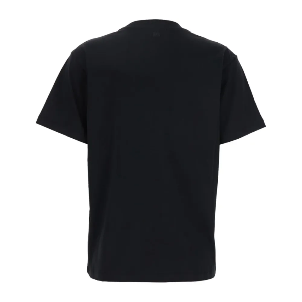 T-Shirts<Ami Paris Ami De Coeur T-shirt Sort